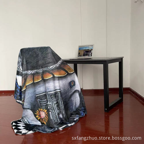 Gaya Baru Popular Popular Easy Care Big Big Digital Digital Sublimated Cetak Selimut